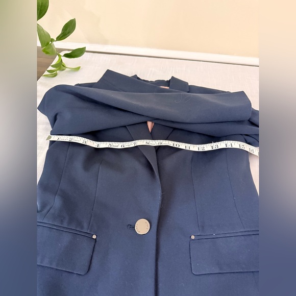 Ann Klein Elegant Navy Blue Women's Blazer and skirt set size 2 - Picture 6 of 10